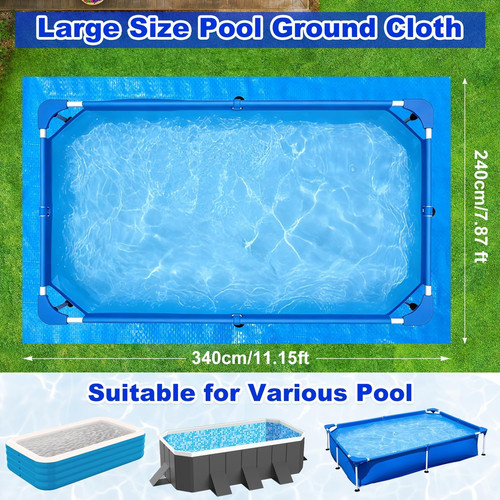 Rectangle pool mat - rectangle,